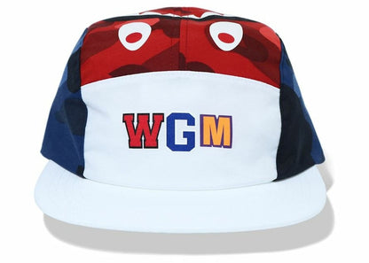 BAPE Color Camo Shark Jet Cap Red
