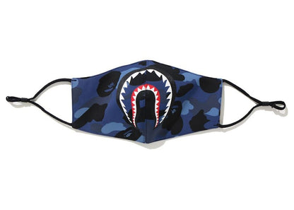 BAPE Color Camo Shark Mask (SS21) Navy