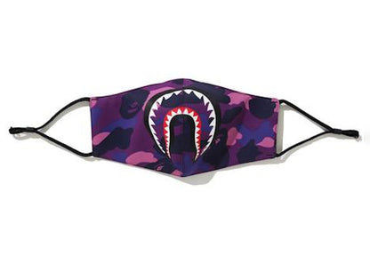 BAPE Color Camo Shark Mask (SS21) Purple