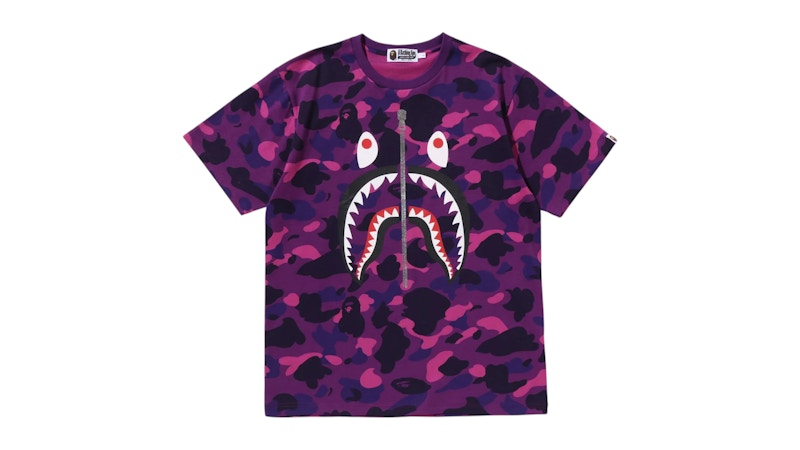 BAPE Color Camo Shark Tee (FW25) Purple