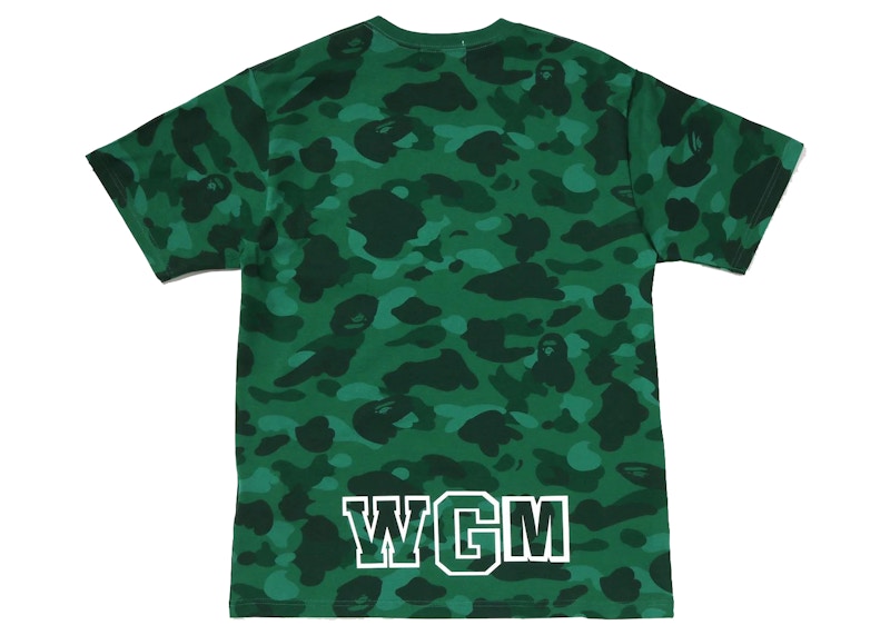 BAPE Color Camo Shark Tee Green