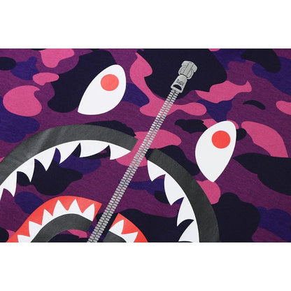 BAPE Color Camo Shark Tee Purple