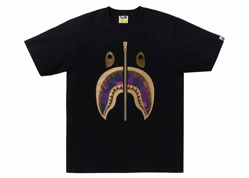 BAPE Color Camo Shark Tee (SS24) Black/Purple