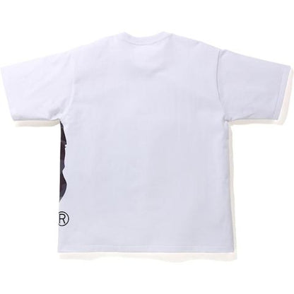 BAPE Color Camo Side Big Ape Head Relaxed Tee White/Burgundy