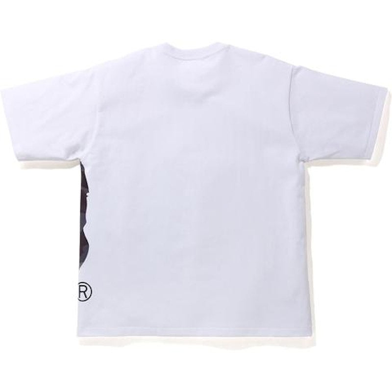BAPE Color Camo Side Big Ape Head Relaxed Tee White/Burgundy