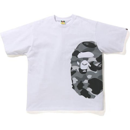 BAPE Color Camo Side Big Ape Head Relaxed Tee White/Gray
