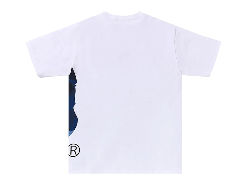 BAPE Color Camo Side Big Ape Head Tee (FW25) White/Navy