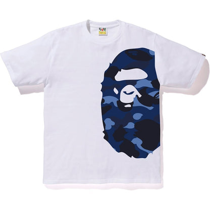 BAPE Color Camo Side Big Ape Head Tee White/Blue