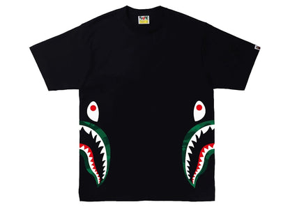 BAPE Color Camo Side Shark Tee Black/Green