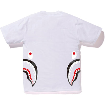 BAPE Color Camo Side Shark Tee White/Black