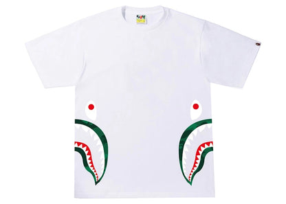 BAPE Color Camo Side Shark Tee White/Green