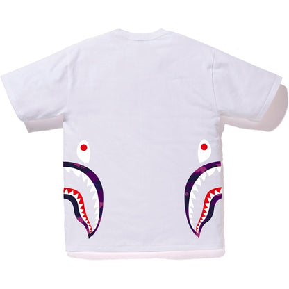 BAPE Color Camo Side Shark Tee White/Purple