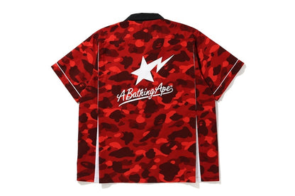 BAPE Color Camo Sta S/S Shirt Red