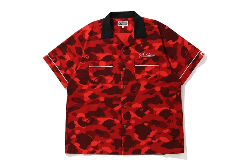BAPE Color Camo Sta S/S Shirt Red