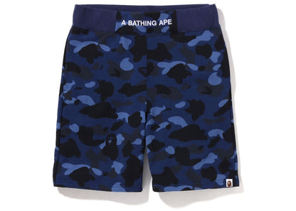 BAPE Color Camo Sweat Shorts (SS22) Navy