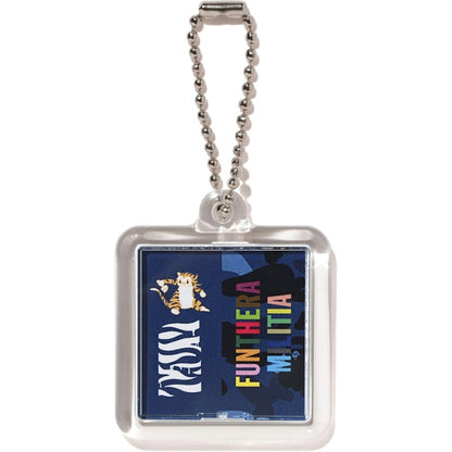 BAPE Color Camo Tiger Keychain Blue