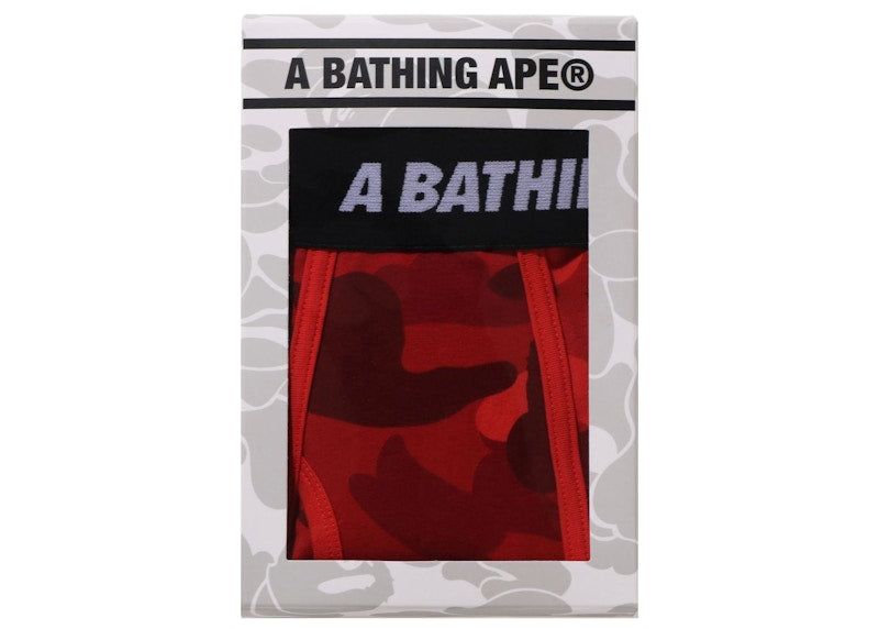 BAPE Color Camo Trunks Red