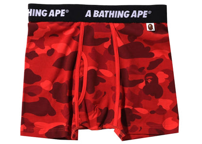 BAPE Color Camo Trunks Red