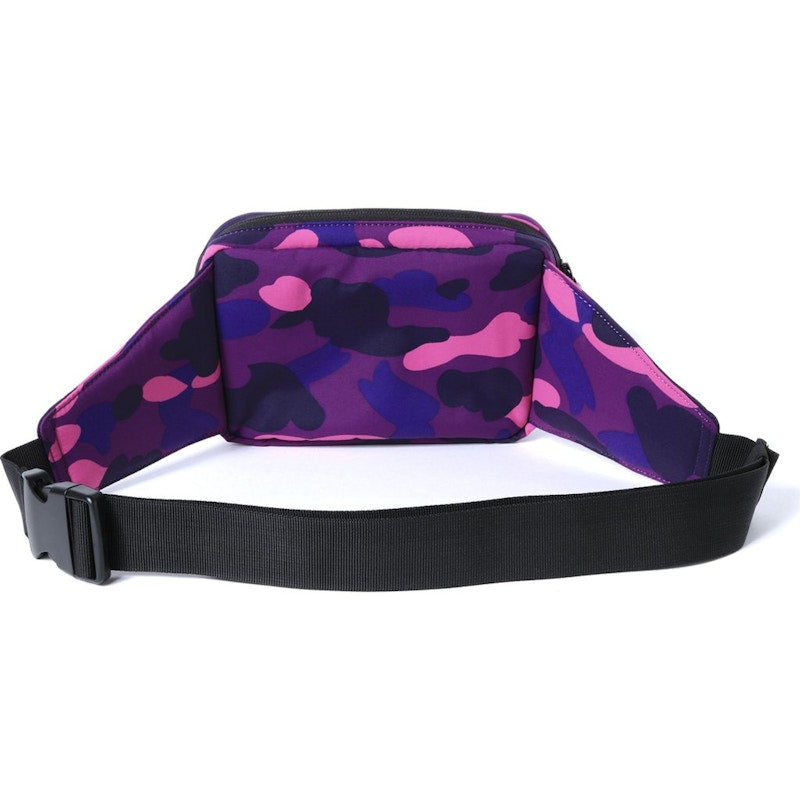 BAPE Color Camo Waist Bag Purple