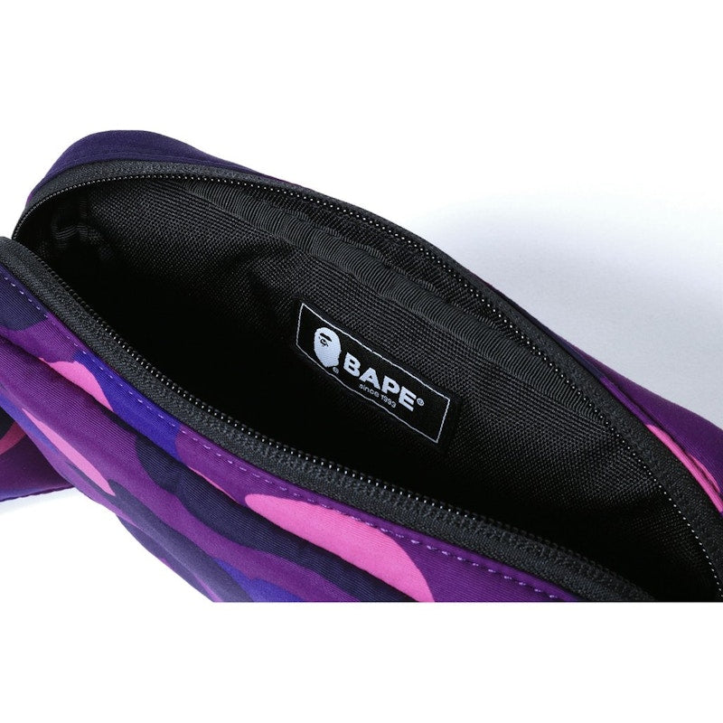 BAPE Color Camo Waist Bag Purple