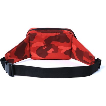 BAPE Color Camo Waist Bag Red