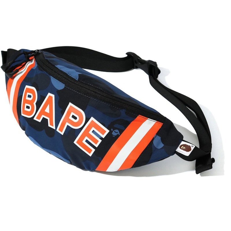 BAPE Color Camo Waist Bag (SS20) Navy