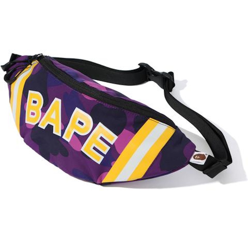 BAPE Color Camo Waist Bag (SS20) Purple