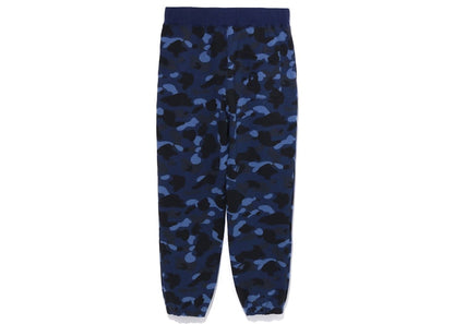 BAPE Color Camo Wide Fit Sweat Pants Navy