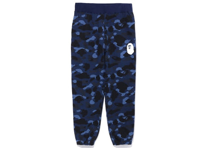 BAPE Color Camo Wide Fit Sweat Pants Navy