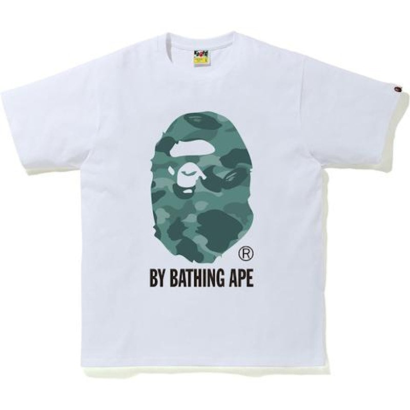 BAPE Color Camo by Bathing Ape Tee White/Green