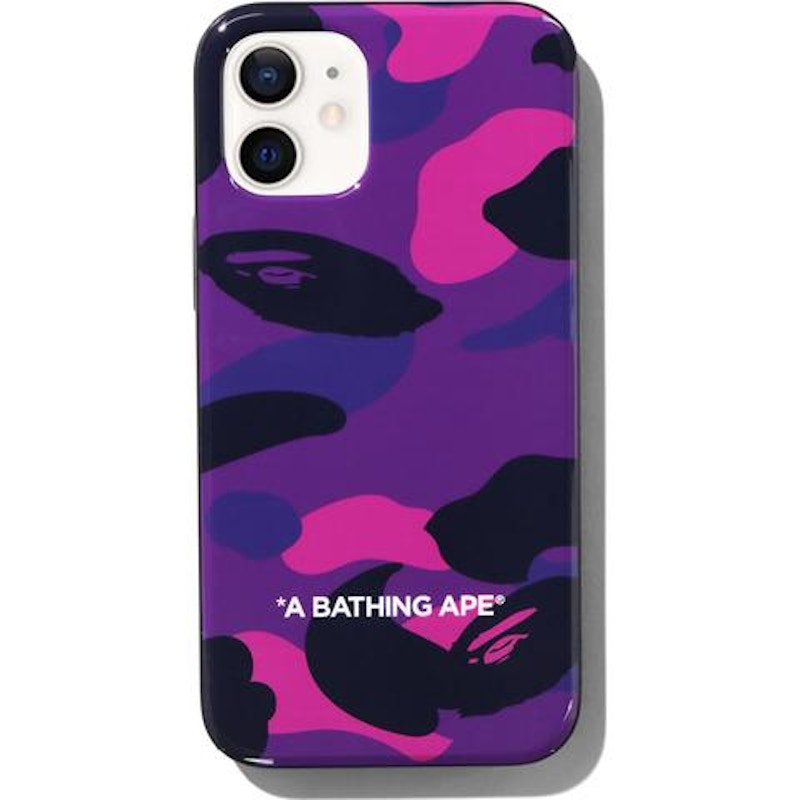 BAPE Color Camo iPhone 12 Mini Case Purple