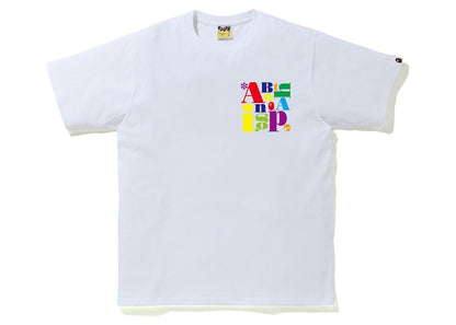 BAPE Colorful A Bathing Ape Logo Tee White