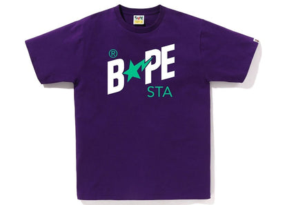 BAPE Colors Bape Sta Logo Tee (SS23) Purple