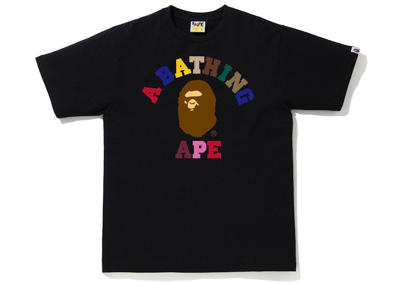 BAPE Colors College Tee (SS21) Black