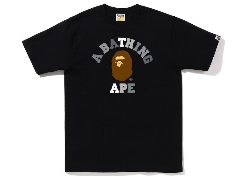 BAPE Colors College Tee (FW22) Black Black