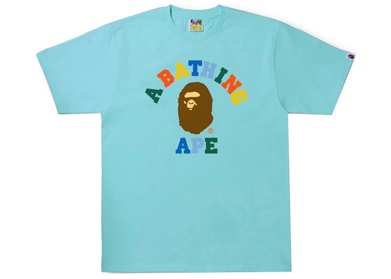BAPE Colors College Tee (SS22) Sax