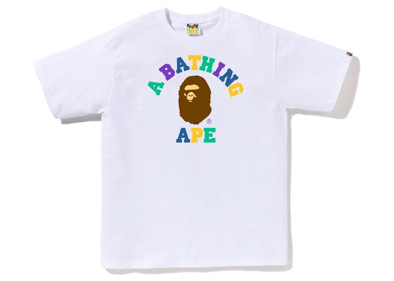 BAPE Colors College Tee (SS23) White