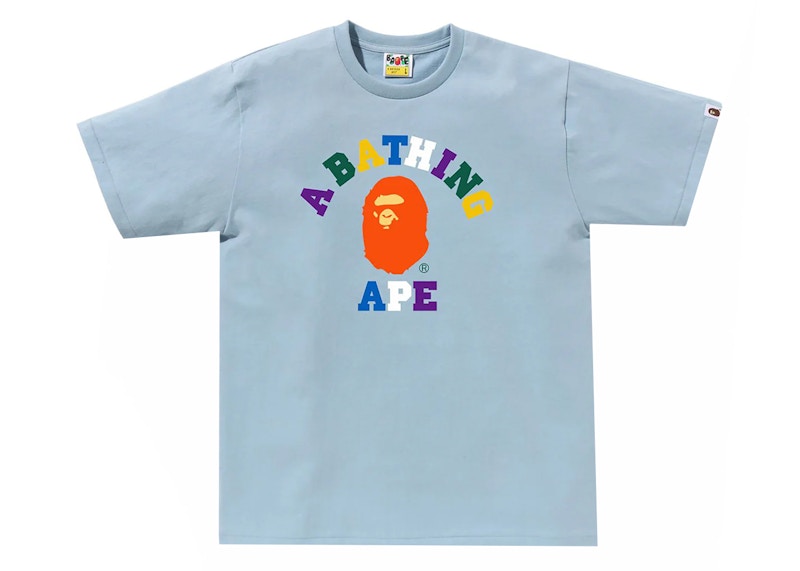 BAPE Colors College Tee (SS24) Sax