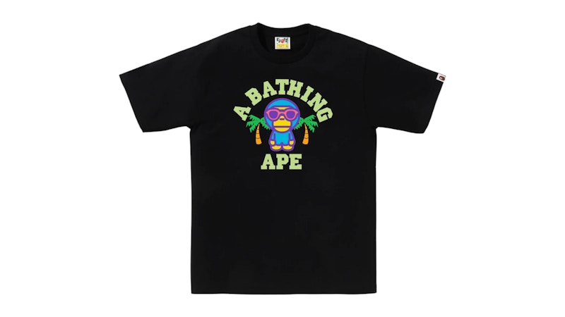 BAPE Colors Milo College Summer Tee (SS25) Black