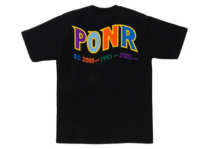 BAPE Colors Shark PONR Tee Black