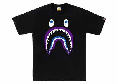 BAPE Colors Shark PONR Tee Black
