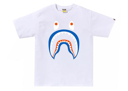 BAPE Colors Shark PONR Tee White
