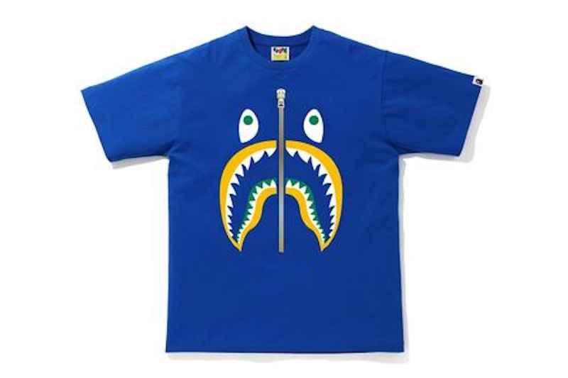 BAPE Colors Shark T-shirt Blue/Yellow