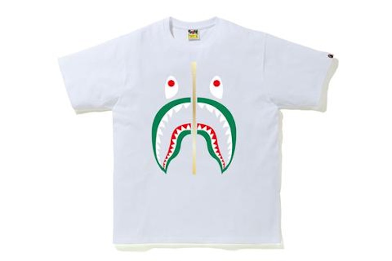 BAPE Colors Shark T-shirt White/Blue