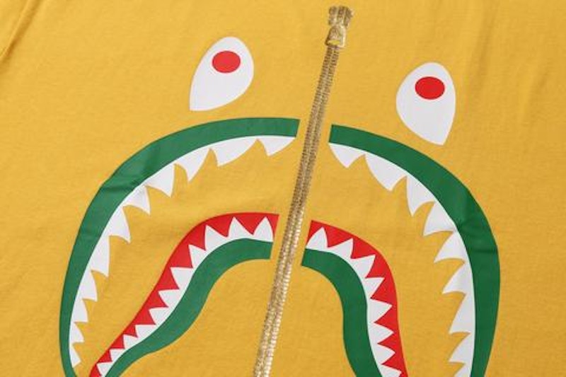 BAPE Colors Shark T-shirt Yellow/Blue
