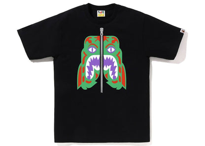 BAPE Colors Tiger Tee Black