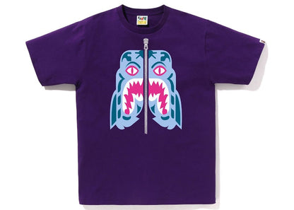 BAPE Colors Tiger Tee Purple