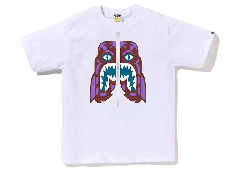 BAPE Colors Tiger Tee White