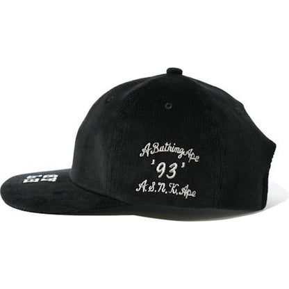 BAPE Corduroy Panel Cap Black
