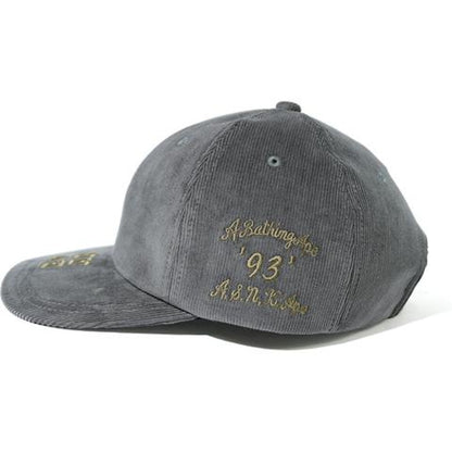 BAPE Corduroy Panel Cap Gray